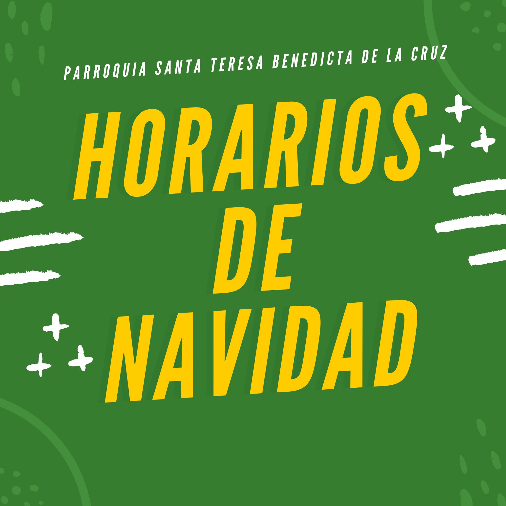 Horarios Navidad
